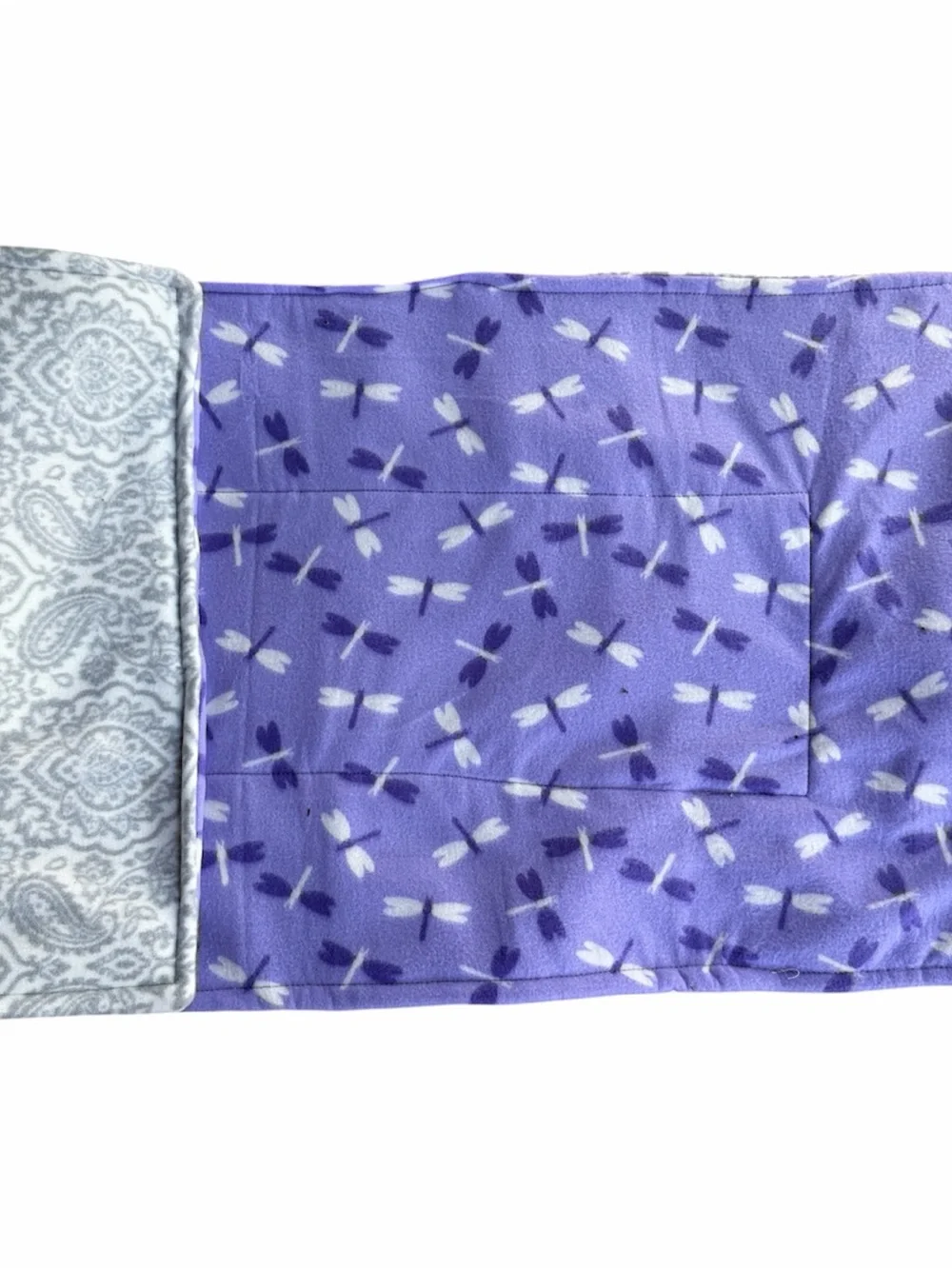 Guinea Pig Midwest Fleece Cage Liner 24”x 47” Reusable New dragonfly Paisley
